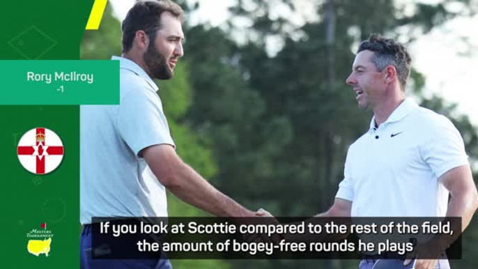 McIlroy in awe of Scheffler's 66 at the Masters