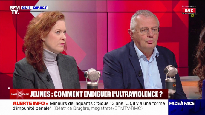 Mineurs délinquants: "Sous 13 ans, il y a une forme d'impunité pénale" affirme Béatrice Brugère, secrétaire générale d'Unité Magistrats FO