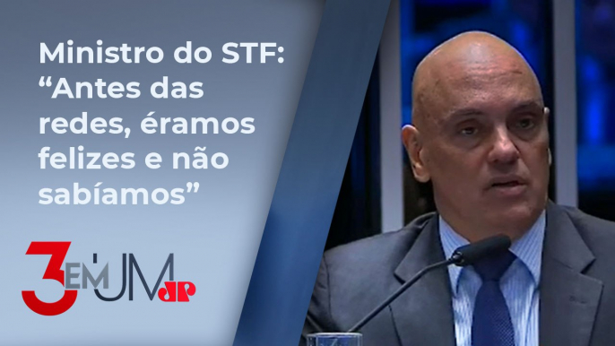 Moraes defende regulamentação das redes sociais no Congresso