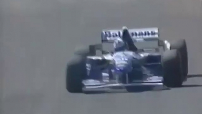 F1 – David Coulthard (Williams Renault V10) laps in qualifying – Portugal 1995