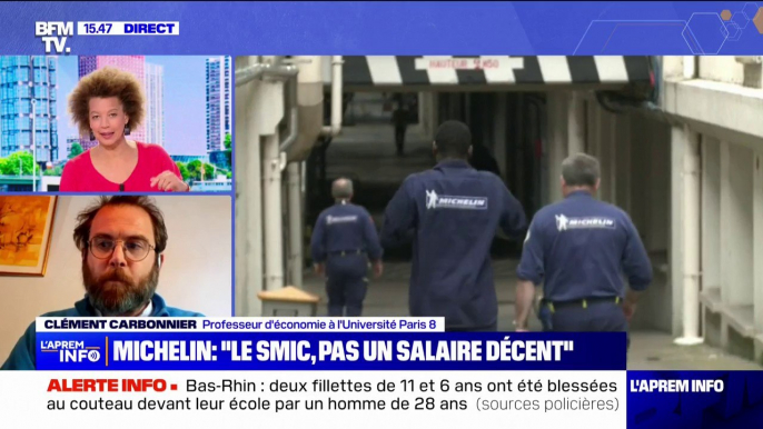 "La mise en place de la prime d'activité consiste à dire que le salaire au niveau du Smic n'est pas suffisant" observe un professeur d'économie