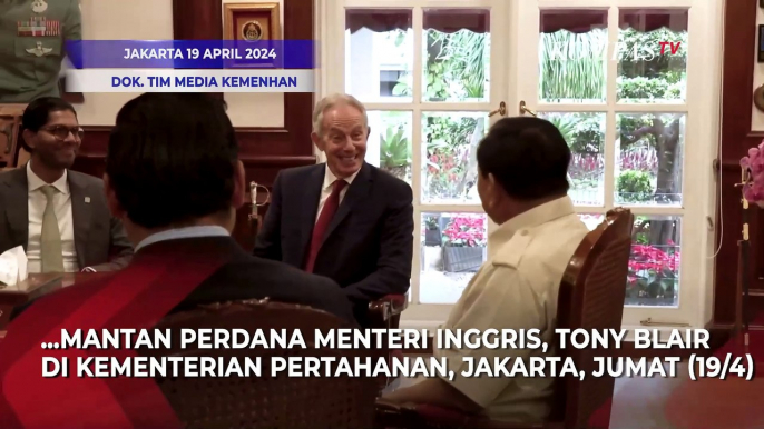 Usai Ketemu Jokowi, Mantan PM Inggris Raya Tony Blair Sowan ke Prabowo