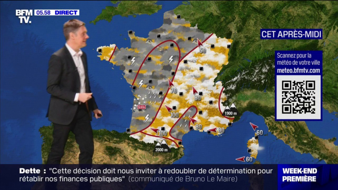 Les températures sont en hausse mais des précipitations sont à prévoir sur une partie du pays