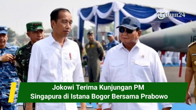 Jokowi Terima Kunjungan PM Singapura di Istana Bogor Bersama Prabowo