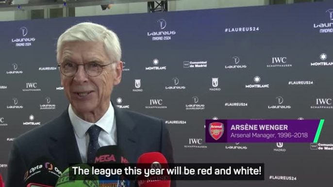 "The league this year will be red and white" - Wenger backing Arsenal