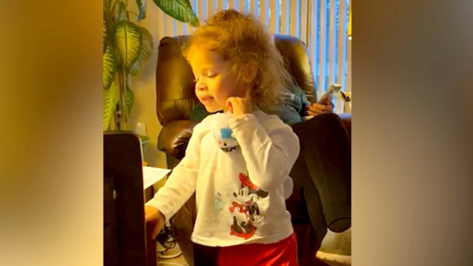 Toddler Gets Frustrated With Amazon’s Alexa While Trying to Listen to Music