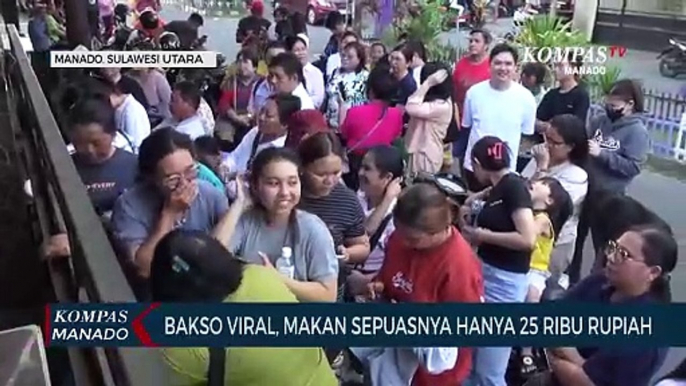 Bakso Viral Di Manado, 1000 Porsi Ludes Dalam Waktu 4 jam