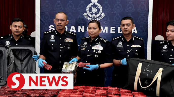 Cops seize RM1.7mil in drugs bound for Sarawak at KLIA2, two nabbed