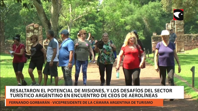 Resaltaron el potencial de Misiones, y los desafíos del sector turístico argentino en encuentro de CEOs de Aerolíneas