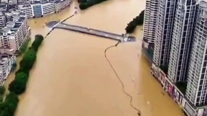 Les inondations impressionnantes en Chine