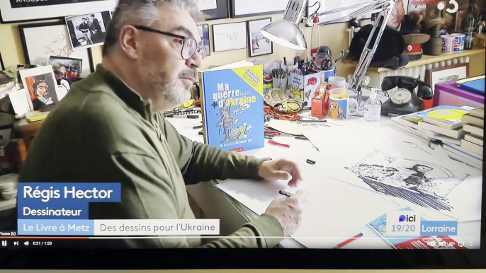 France 3 à ma rencontre pour "Ma guerre '(illustrée) d'Ukraine