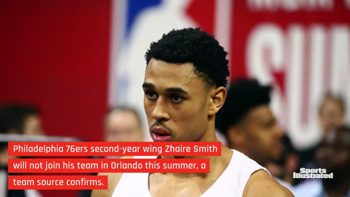 Zhaire Smith Won't Join 76ers in Orlando