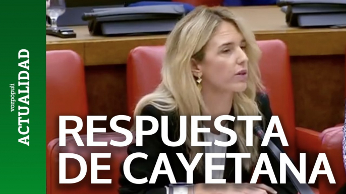 La respuesta de Cayetana a la carta de Pedro Sánchez