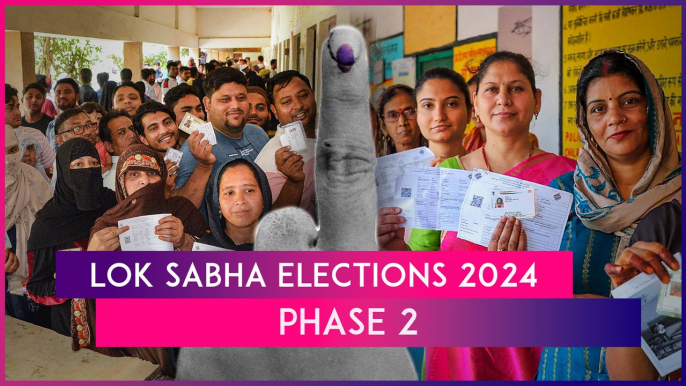 Lok Sabha Elections 2024 Phase 2 Polling: Over 50% Voter Turnout Recorded Till 3 PM, Tripura Registers Highest Voting Percentage