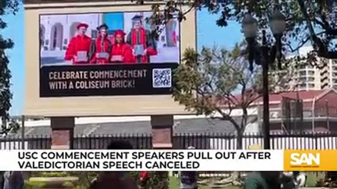 USC commencement speakers pull out after valedictorian speech cancellation_Low