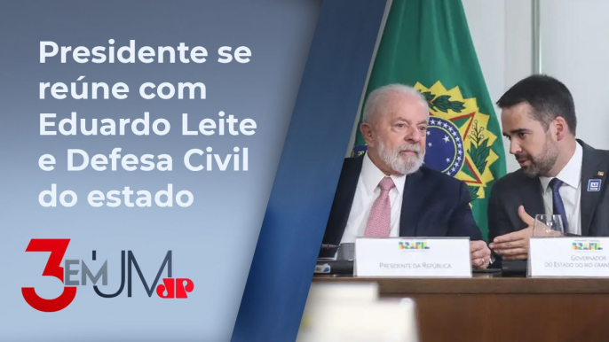 Lula e ministros vão ao Rio Grande do Sul após fortes chuvas