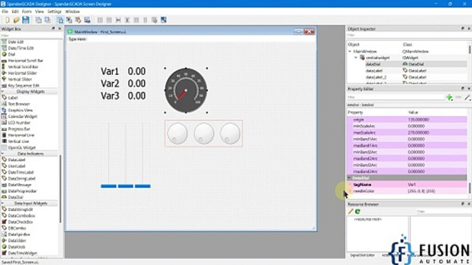 How to Add Data Dial in Your Spandan SCADA Screen to Monitor the Tag Value | IoT | IIoT | SCADA |