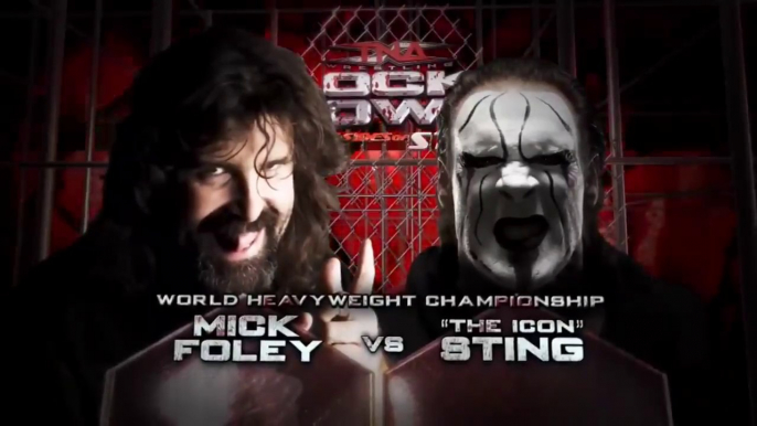 TNA Lockdown 2009 - Mick Foley vs Sting (Six Sides Of Steel Match, TNA World Heavyweight Championship)