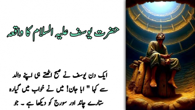 HAZRAT YUSUF A.S.KA WAQIA || urdu stories || islamic waqiat || Yusuf a.s. ka qissa || the best islamic stories in urdu