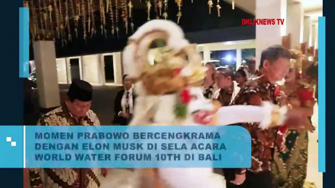 Momen Prabowo Bercengkrama dengan Elon Musk di Sela Acara World Water Forum 10TH di Bali