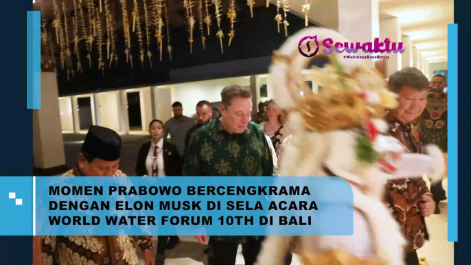 Dalam Acara WWF di Bali, Presiden Terpilih Prabowo Subianto dan Elon Musk Saling Bercengkrama