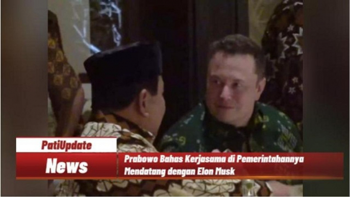 Momen Keakraban Prabowo dan Elon Musk di World Water Forum Bali