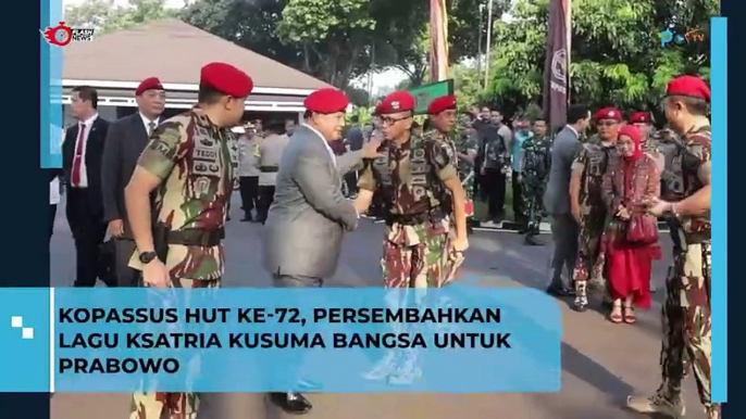 Prabowo Hadiri HUT ke-72 Kopassus, Disambut Gemuruh Tepuk Tangan Meriah 2