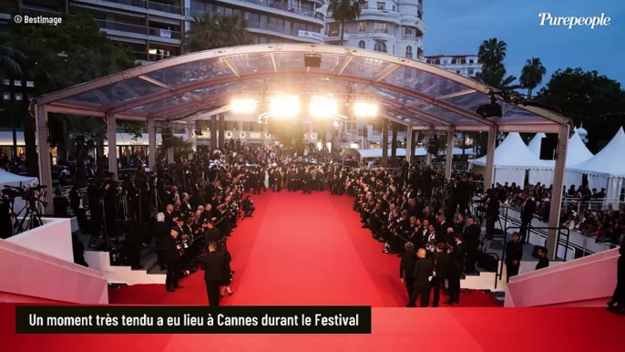 VIDEO Moment de tensions au Festival de Cannes avec une star américaine en plein tapis rouge