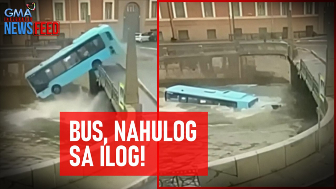 Bus, nahulog sa ilog! | GMA Integrated Newsfeed