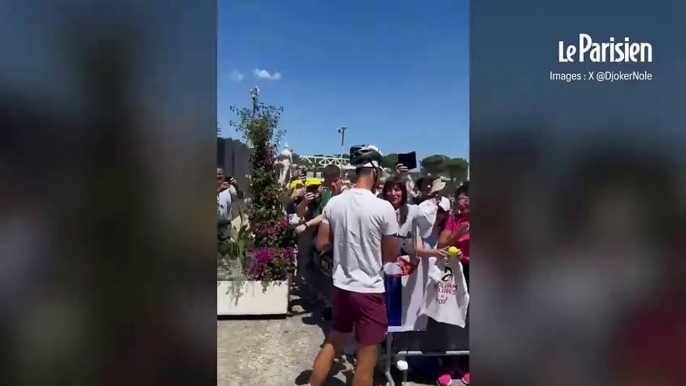 Djokovic a trouvé la parade contre les chutes de gourde