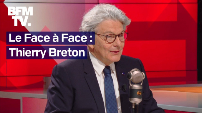 Choose France, Ukraine, concurrence de la Chine et des États-Unis... L'intégralité de l'interview de Thierry Breton sur RMC et BFMTV