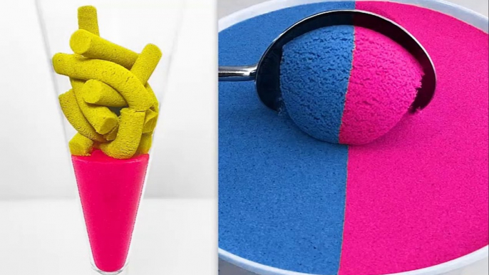 Satisfying Kinetic Sand Cutting Compilation
