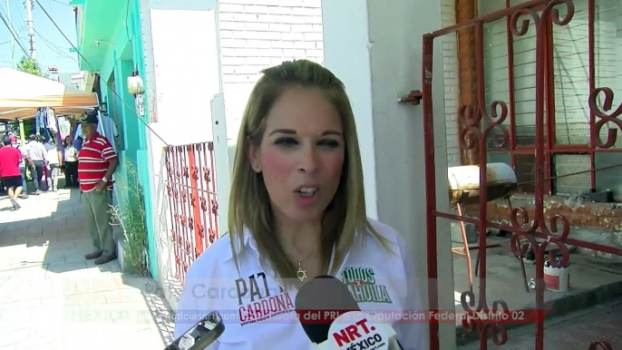 Paty Cardona ha recibido todo el apoyo de los habitantes del Distrito 02   _ NRT noticias