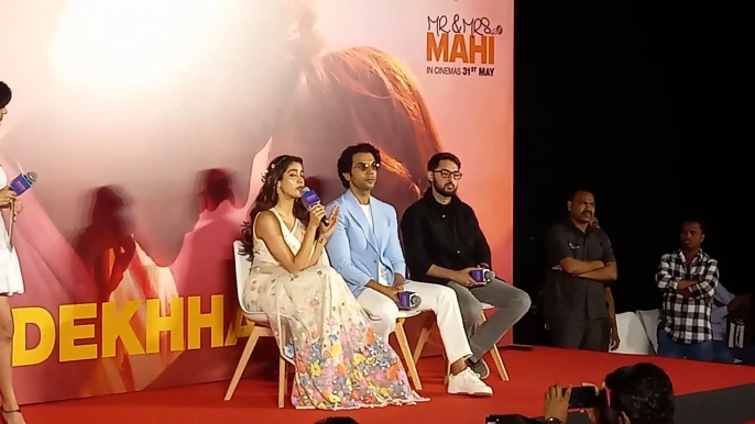 Mr & Mrs Mahi Dekkha Tenu FULL Song _ Janhvi Kapoor, Rajkummar Rao Song Launch Event _ 9XM