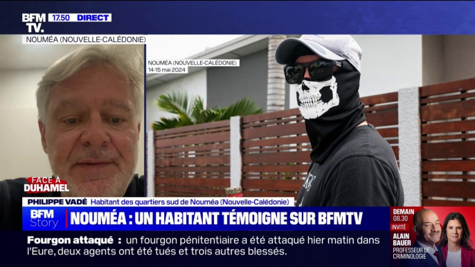 "Des gens se sont constitués en milice pour aider les forces de l'ordre": Philippe Vadé (habitant des quartiers sud de Nouméa) réagit aux émeutes en Nouvelle-Calédonie