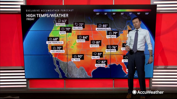 Drenching storms lead to flooding and tornado threats in Texas