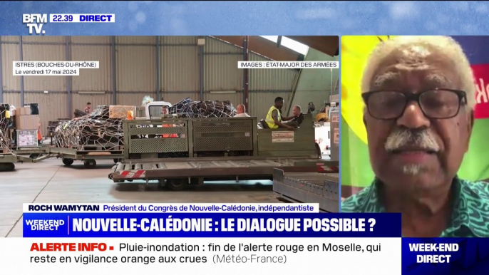 Roch Wamytan (président du Congrès de Nouvelle-Calédonie, indépendantiste): "Il nous faut des médiateurs, on ne peut plus avoir comme seul médiateur le gouvernement français"