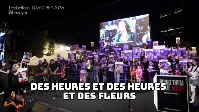 Emotion Place des otages à Tel Aviv : La chanteuse de l'Eurovision, Eden Golan interprète pour la première fois la version non censurée de sa chanson consacrée aux otages du 7 octobre