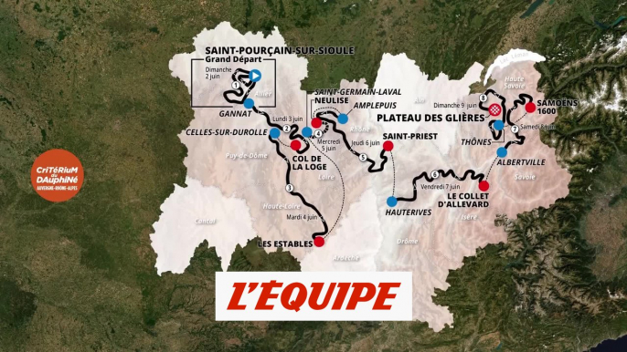 Le Parcours 2024 - Cyclisme sur route - Dauphiné