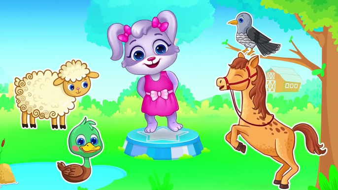 Animal Sounds for Kids _ Learn Animals Names and Sounds with Lucas _ Friends By RV AppStudios(720P_HD)