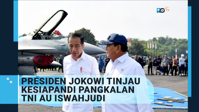 Jokowi Tinjau Alutsista dan Simulasi Bantuan Udara Untuk Palestina