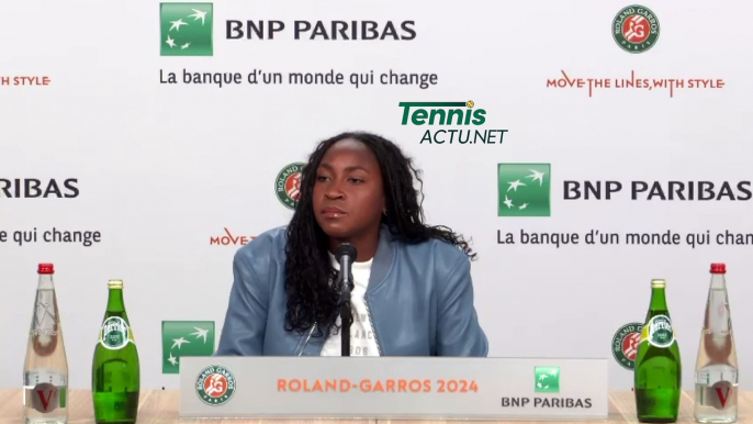 Tennis - Roland-Garros 2024 - Coco Gauff : "If I want to be the player I want to become, I have to put myself in an uncomfortable situation"