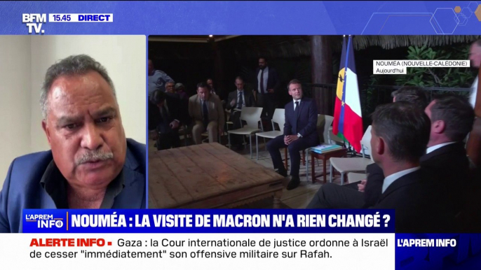 Nouvelle-Calédonie: "C'est avant que le feu parte qu'il fallait arrêter les choses" affirme Samuel Hneupeune, ancien président du MEDEF de la Nouvelle-Calédonie