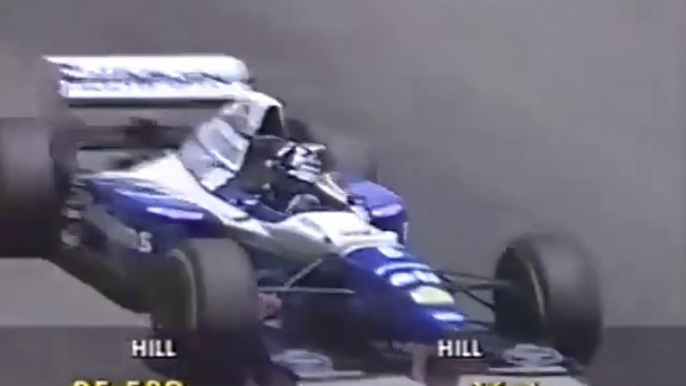 F1 – Damon Hill (Williams Renault V10) lap in qualifying – Australia 1995