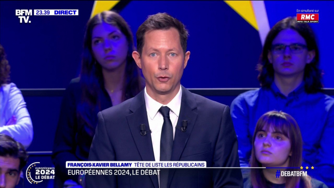 "Je représente la première force européenne, celle qui aura les leviers pour agir": La conclusion de François-Xavier Bellamy, tête de liste LR aux élections européennes