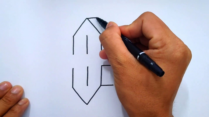 3D Drawing _ 3d draw with pencil _ easy pencil drawing _ easy pencil 3d drawing for beginners