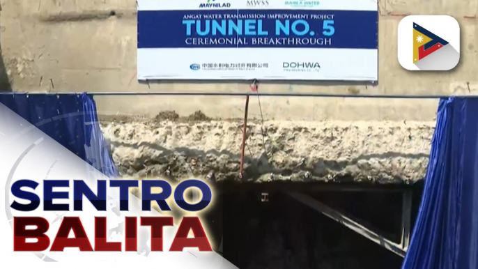 Pagbutas at pagbuo ng karagdagang tunnel para sa koneksiyon ng mga dam ng Angat, Ipo at La Mesa, natapos na