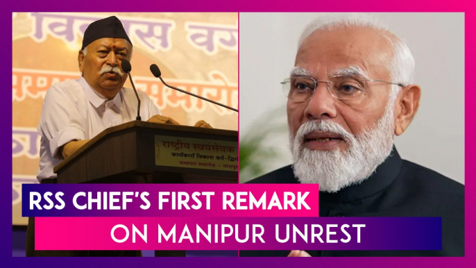 RSS Chief Mohan Bhagwat Says Manipur Waiting For Peace, Congress Takes Swipe At PM Narendra Modi