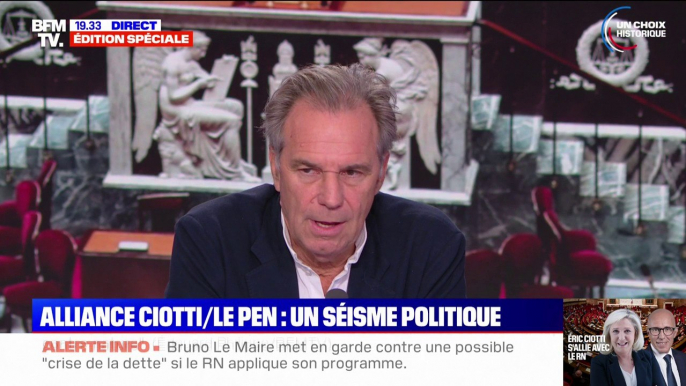 Proposition d'alliance RN/LR: "Une aventure personnelle pitoyable", pour Renaud Muselier (président "Renaissance" de la région Provence-Alpes-Côte d'Azur)