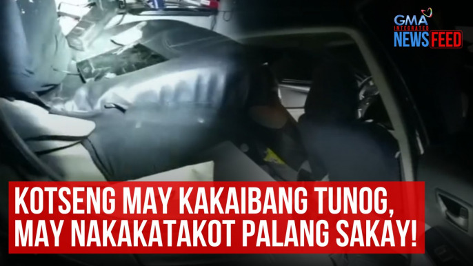 Kotseng may kakaibang tunog, may nakakatakot palang sakay! | GMA Integrated Newsfeed